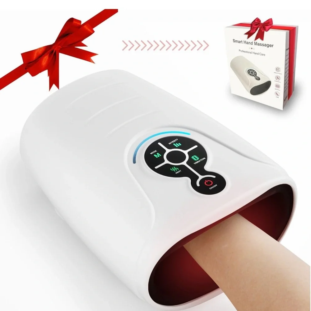 AERLANG Hand Massager with Heat & Compression for Arthritis & Carpal Tunnel -NWT